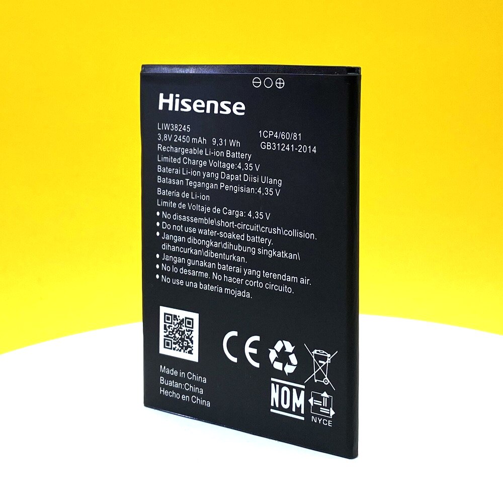 Batterie LIW38245 2450mAh pour smartphone Hisense Infinity F17 Pro F16, de , originale, nouveauté