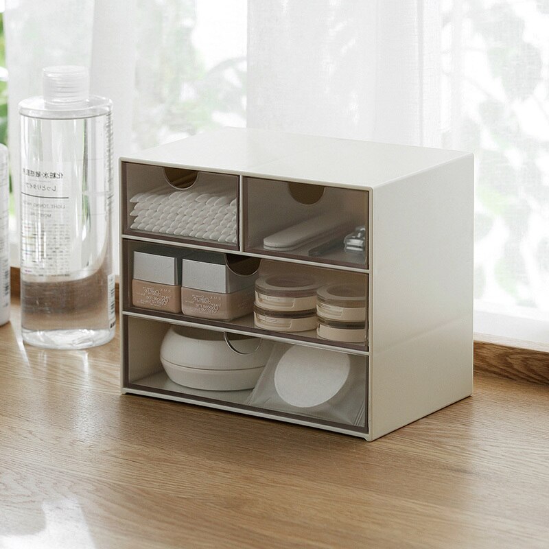 Multi Grid Storage Box 3 Layers Multi Grids Drawer Make Organizer Office ... – Grandado