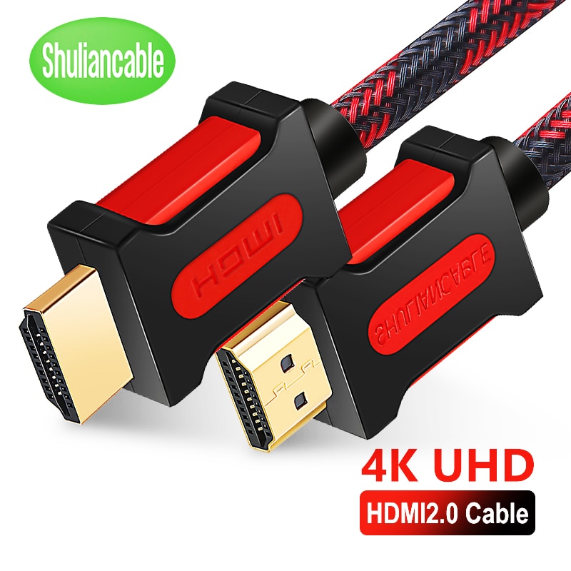 Shuliancable HDMI Cable 2.0 HDMI to HDMI 4K 1080P 3D 1m 2m 3m 5m 10m 15m 20m for HDTV Laptop Projector XBOX PS3/4 Computer Cable