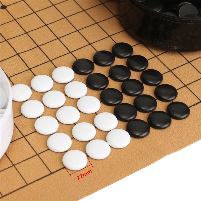 Entertainment Chess Games Party Games 361PCS Weiqi Go Game Suede Leather Sheet Chinese Play Fun For Audults Kids