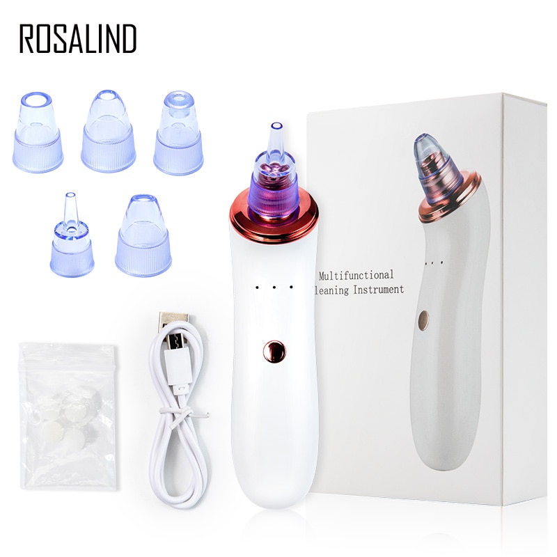ROSALIND Blackhead Remover Facial Deep Cleaner Skin Care Pore Vacuum Acne Pimple Black Dot Remover Machine Skin Care Tools
