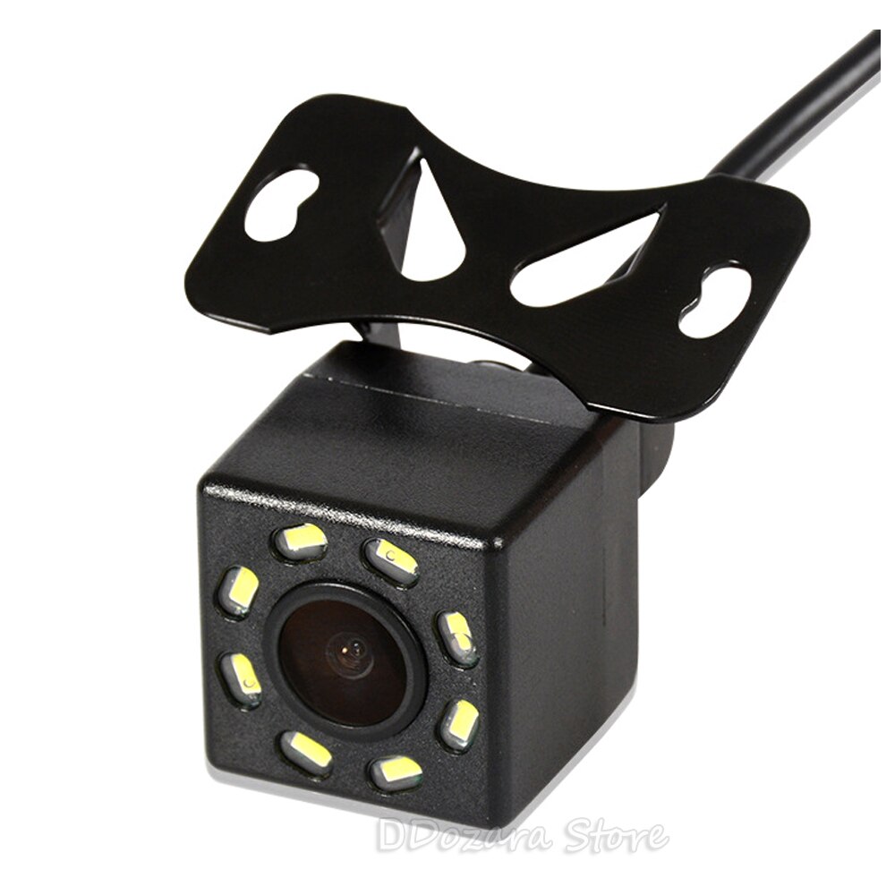 Cámara de visión trasera para coche bosion, impermeable, hd, con escala de distancia, para aparcamiento automático, universal , 8 led, 170 grados
