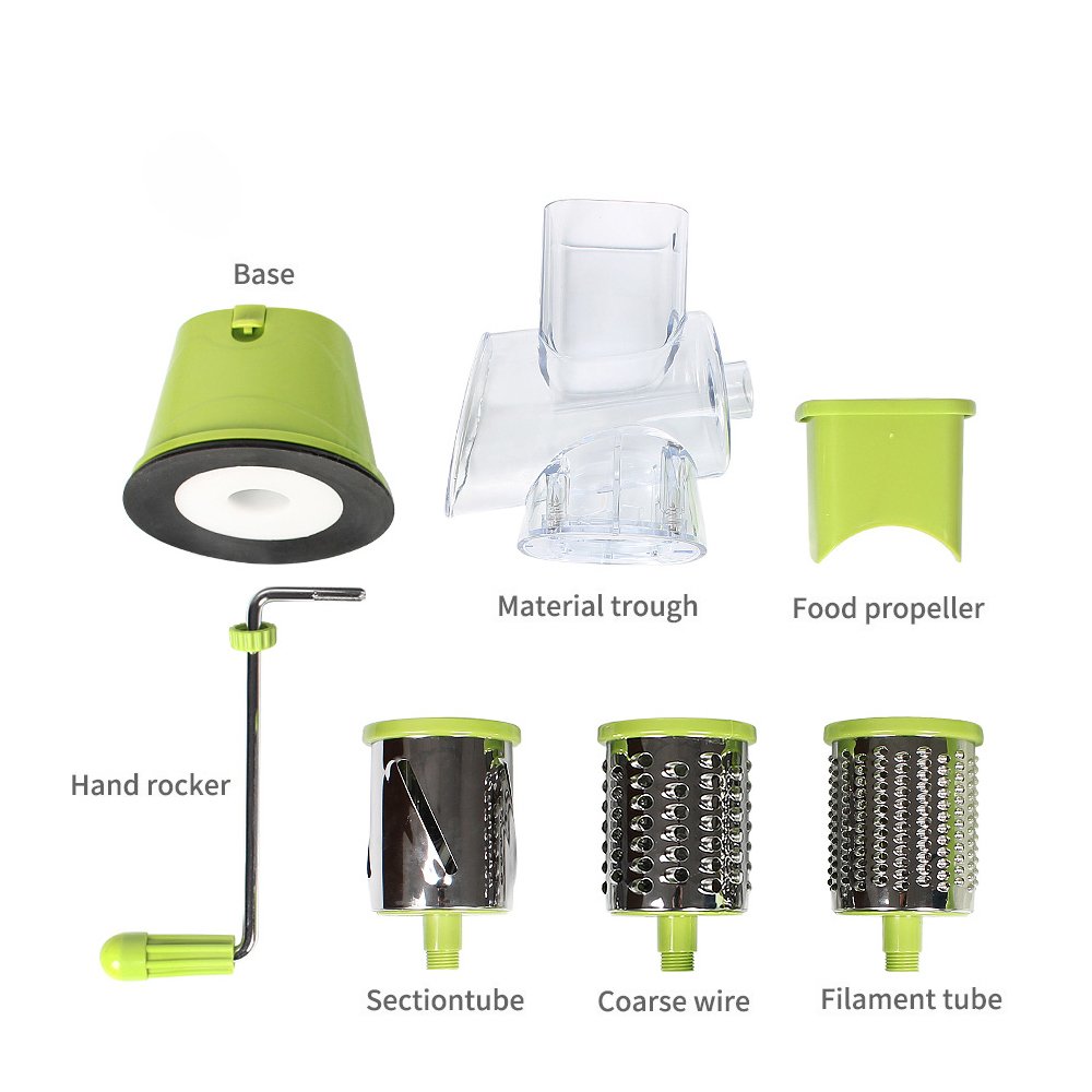 Vegetable Cutter Round Slicer Potato Carrot Cheese Shredder Food Processor Vegetable Chopper kitchen Roller Gadgets Tool