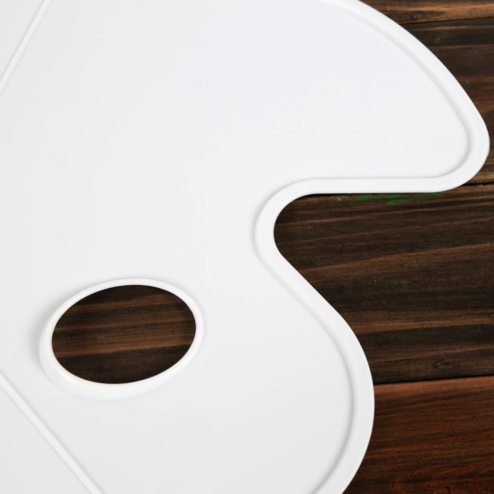 Adeeing Simple Stylish Color Palette Oval Shape Water Painting Pigments Board Tool Drawing Art Tool r20