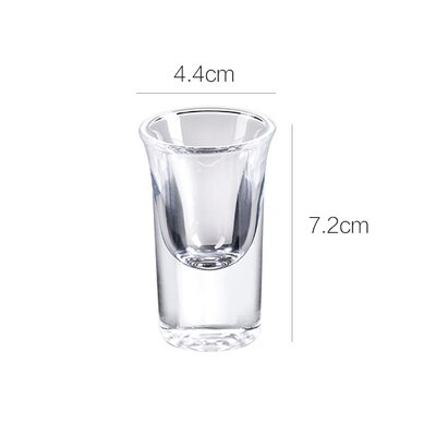 Vaso transparente de vino blanco, vaso de whisky pequeño, Mini vaso para beber, 1 ud.: F