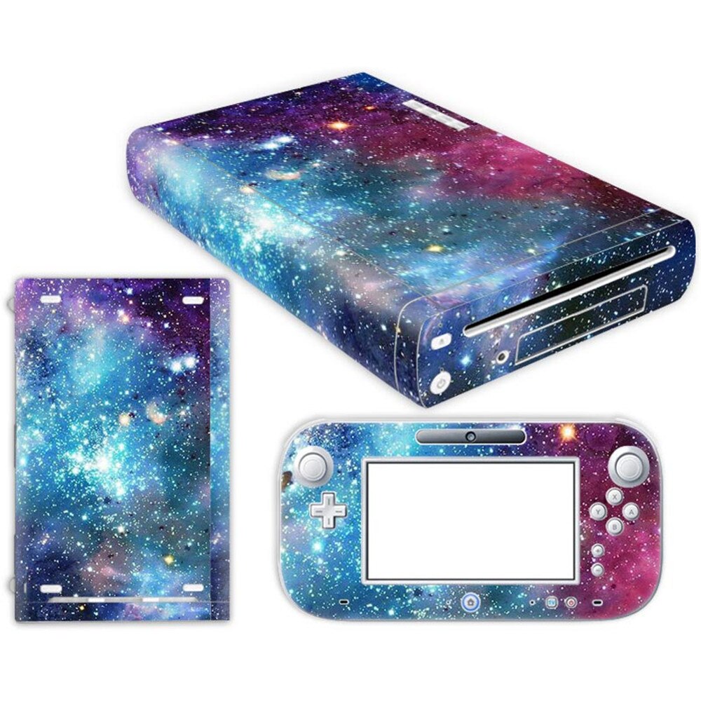 Für Wii U Neue aufkleber Vinyl Haut Aufkleber Protector für Nintendo Wii U und controller haut Aufkleber: TN-WiiU-0389