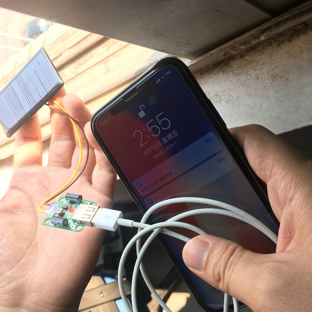 DIY USB Solar power Charger Toy Science Experiments Exploration