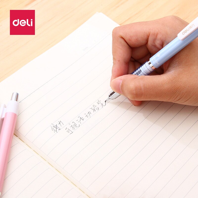 DELI S334 Mechanical Pencil 0.5/0.7mm Drawing Mechanical Pencil Continuous Core 1PCS