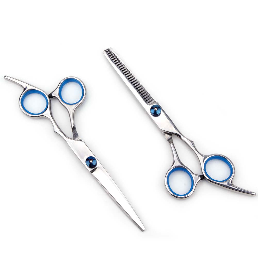 Professionele 6.0 Inch Kapper Scisors Snijden Kapper Dunner Schaar Salon Rvs Snor Schaar: Cutting Thinning