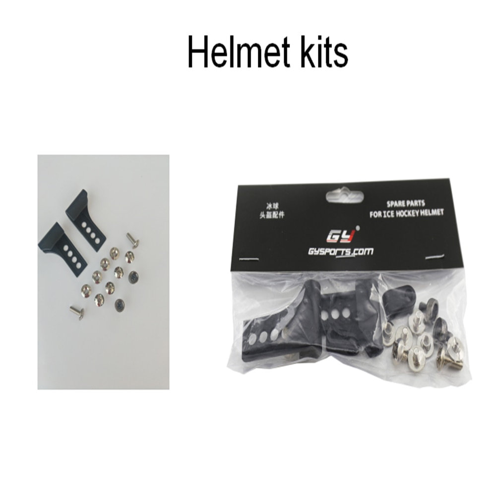 Hockeyhjelmsett hjelmdeler ishockeyutstyr hjelmtilbehør til