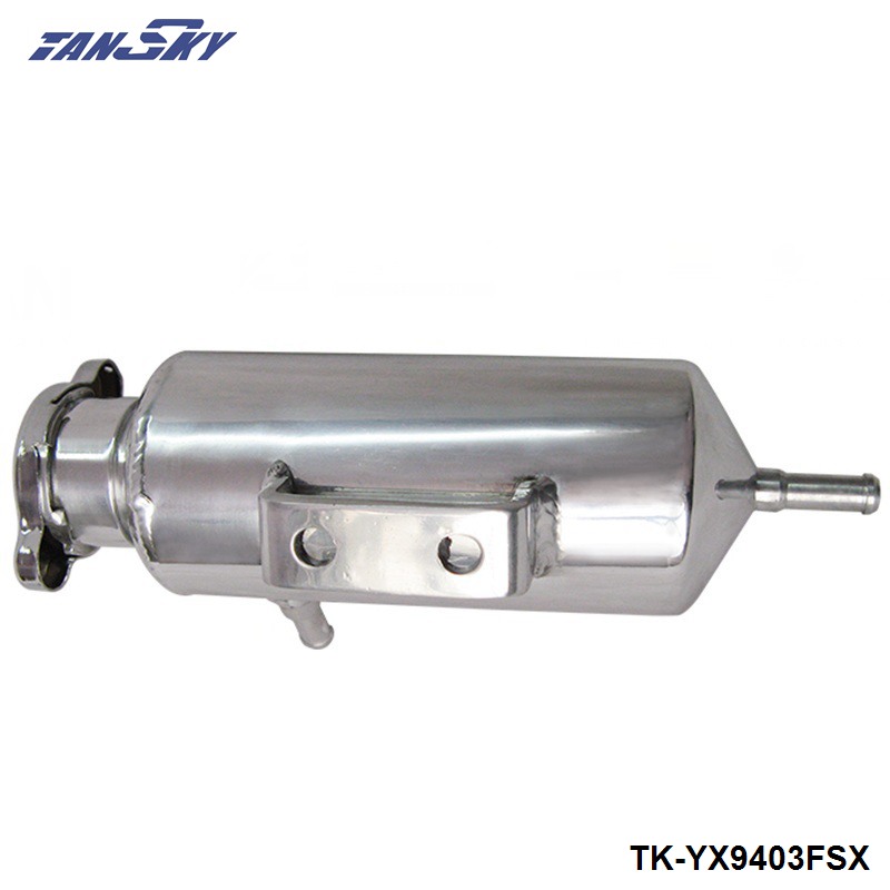 Racing Universal Radiator Alloy Coolant Swirl Pot Breather Air Separator Tank Engine Coolant Catch Can TK-YX9403FSX