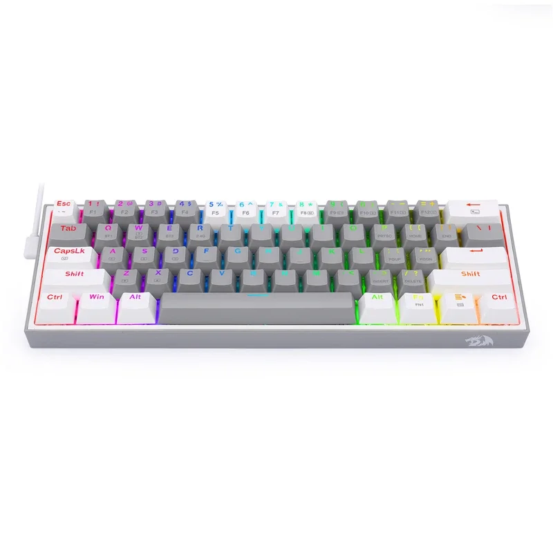 ! K616 Pro TKL Wireless RGB Mechanical Keyboard 5.0 BT/2.4 Ghz/Wired Three Modes 60% Bluetooth Keyboard Linear Red Switch