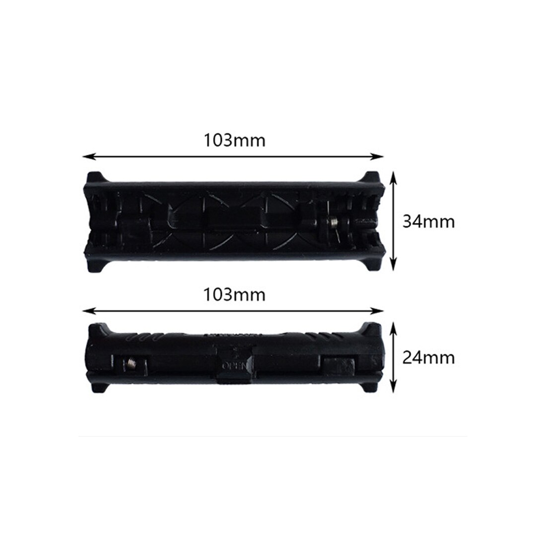 Multi-function Electric Wire Stripper Pen Rotary Coaxial Wire Cord Cutter Pen Stripping Machine Pliers Tool for Cable Puller: Black