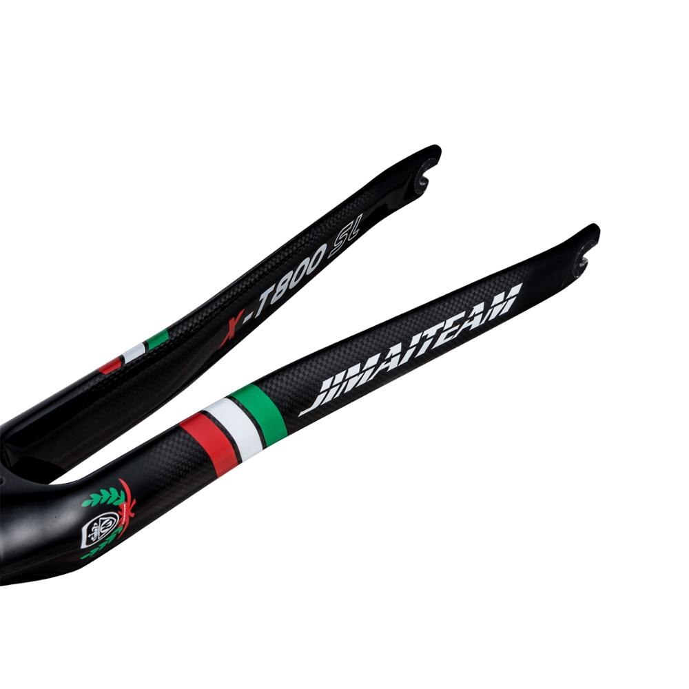JIMAITEAM vélo fourche avant VTT fourche avant vélo de route fourche avant en Fiber de carbone fourche avant accessoires de vélo