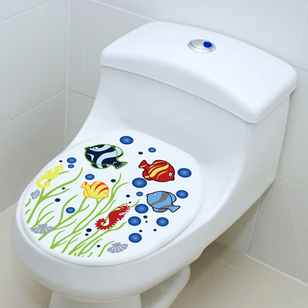 Onderwater Wereld Badkamer Wc Sticker