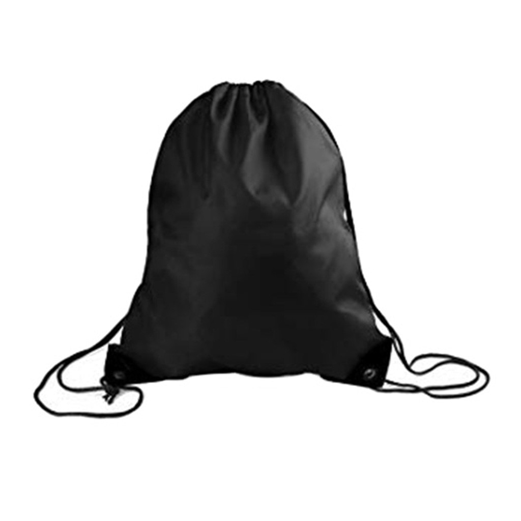 6 Pieces Drawstring Back Pack Cinch Sack Gym Tote Bag School Sport Shoe Bag #D10