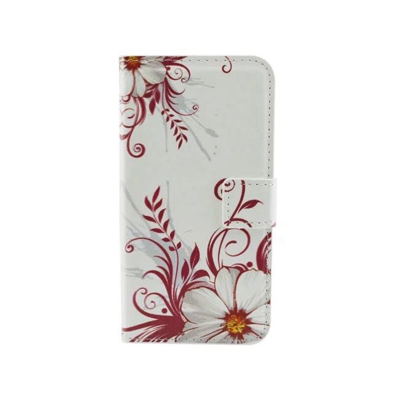 Bloem Lederen Portemonnee Gevallen Voor Lg K10 Lte 4G K430 K430ds K430y K420n K410 Telefoon Case Fundas Back Cover shell Kaarthouder Coque