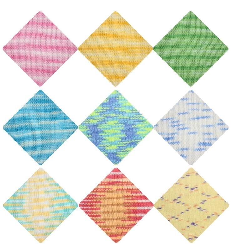 Fil à tricoter main, lait pour bébé, laine douce, Crochet, pour bricolage, pull, chaussette, écharpe, chapeau, gants de 23 couleurs différentes, 50g