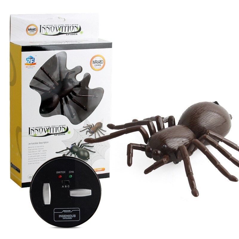 Electric Remote Control Toys Simulation Infra-Red Remote Control Spider Reptile Model Prank: Default Title