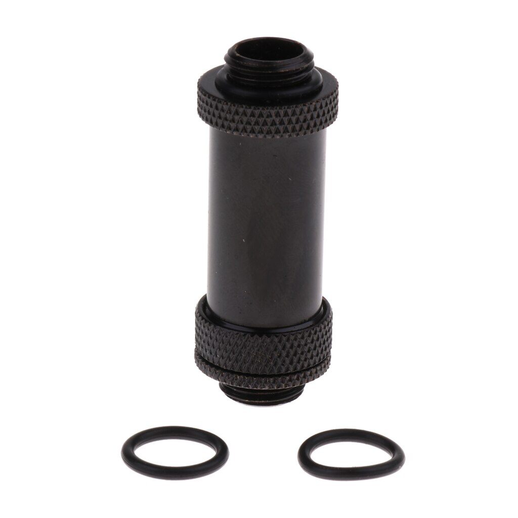 Dual G1/4 External Thread PC Water Cooling Expansion Joint Fittings Adapter