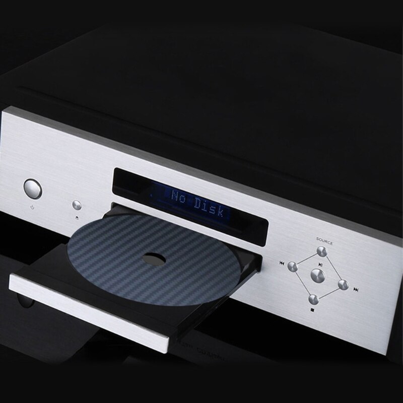 HiFi Carbon Fiber C D DVD Stabilizer Mat Top Tray Player Turntable Amp Cone Speaker Pad