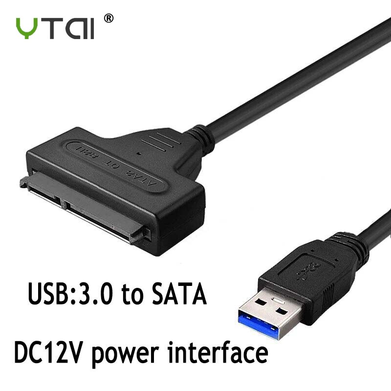 USB SATA 7+15Pin Adapter Converter Cable for 2.5 inch HDD Laptop Hard Disk Disk Drive Computer Cables Connectors SATA TO USB: USB 3.0 SATA 2.0