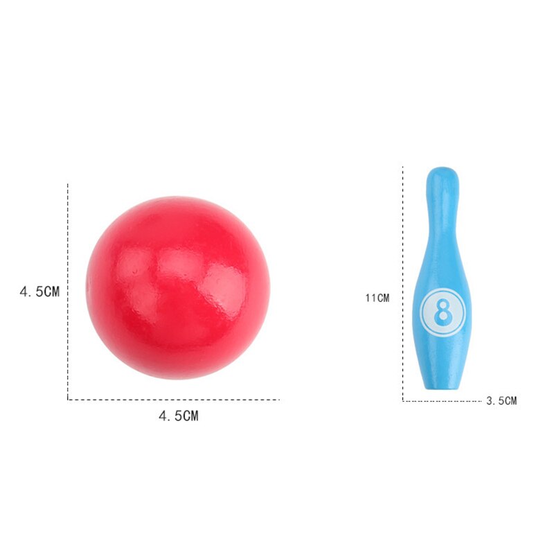 Kids Bowling Toys Set , 10 Colorful Pins 2 Balls,Toddlers Toys Printed with Number for Boys Girls 1-6Years Old