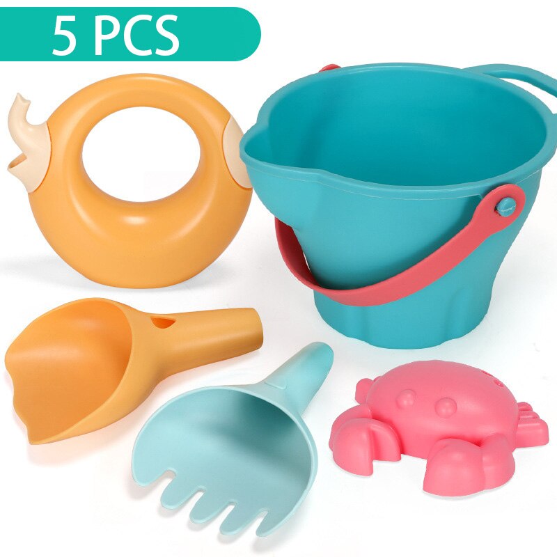 Baby Strand Speelgoed Kinderen Strand Spel Speelgoed Kinderen Zandbak Set Kit Speelgoed Voor Strand Spelen Zand Badkamer Water Spel winkelwagen: 5 PCS