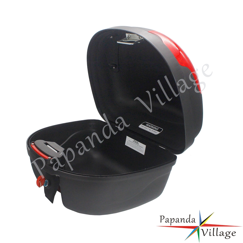 Motorcycle 28L Tail Box Luggage Trunk Top Case w/ Standard Rack Universal For Harley Yamaha Kawasaki Honda KTM Storage Tools Box