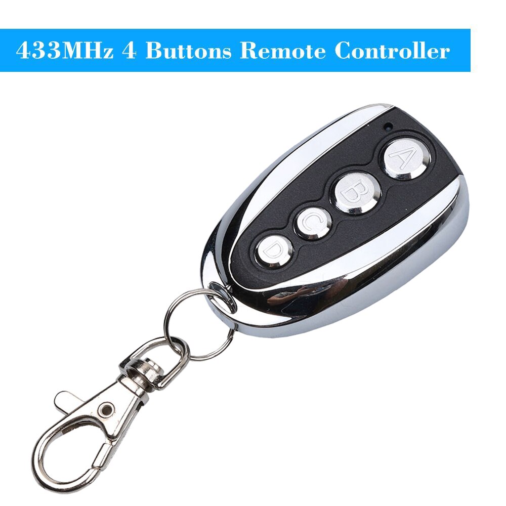 kebidu 433.92 MHz Car Key Car Smart Wireless Auto Remote Control Copy Remote Singal 4 Buttons For A B C D Style for Doors Cars