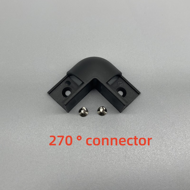 Connecteur de profil en aluminium d'angle LED, coin intérieur et extérieur de 90/270/180 degrés, menuisier de canal en aluminium 1616V pour systèmes d'éclairage: Lumière Rouge