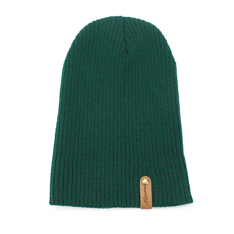 Mössa dam män mössa stickade mössor skuilles mössor höst vinter vuxen unisex enfärgad grå svart virkad dödskalle ansikte
