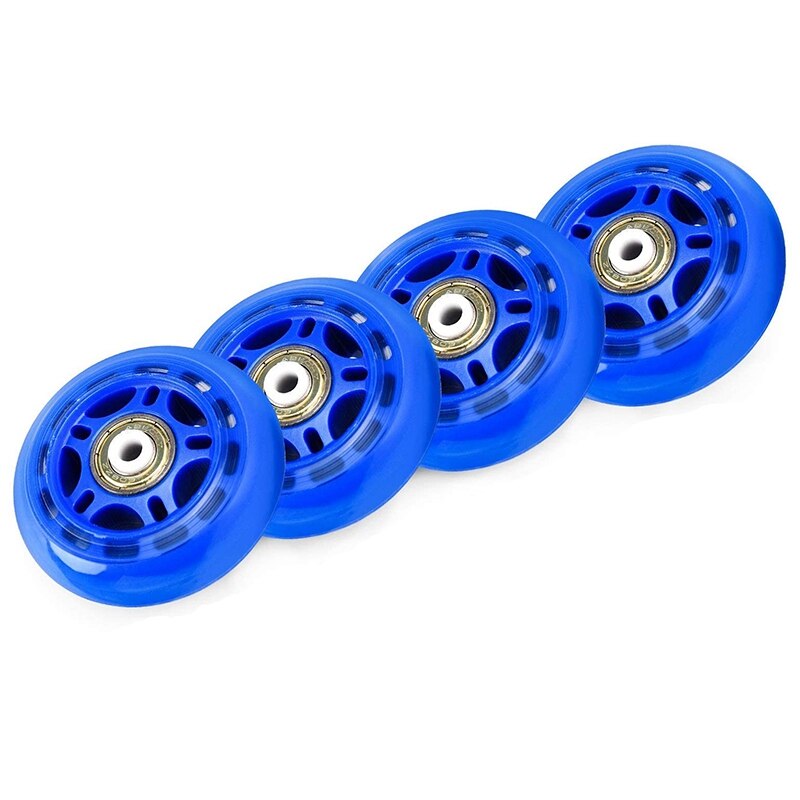 8er Pack Inline Skate Rollen 84mm 80A | PU Räder Für Indoor & Outdoor | Ersatzrollen Für Rollerblade