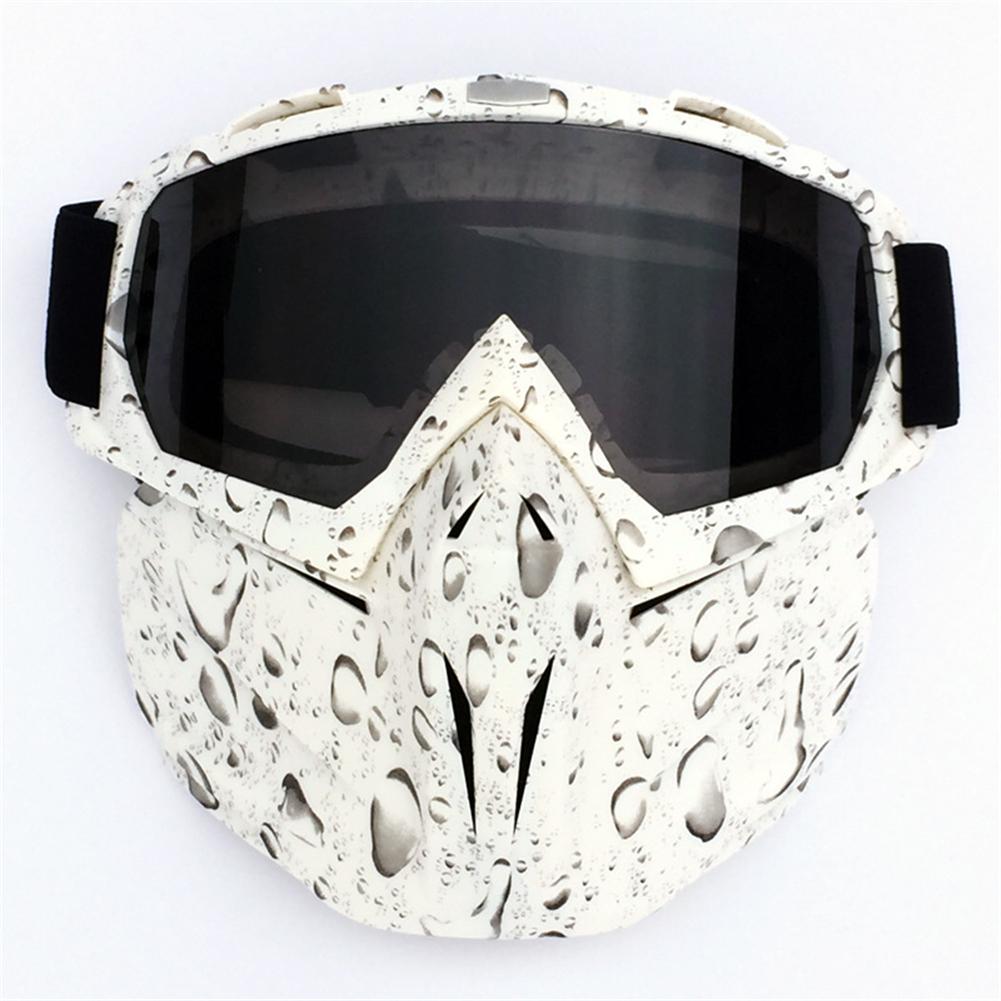 Ski Snowboard Bril Sneeuwscooter Skiën Goggles Winddicht Skiën Glas Motocross Zonnebril Met Mond Filter Earware: A04