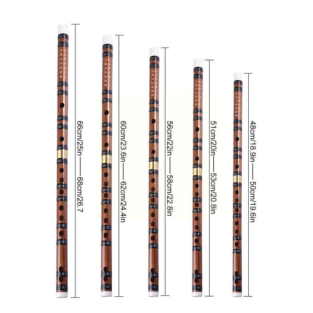 Flute Chinese Traditional Musical Instruments Bamboo Dizi Flute For Beginner C D E F G Transverse Music Su D1n4