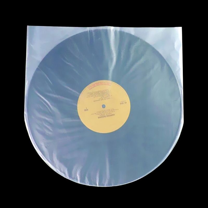 50 st 12 &quot; klar vinyl skivskydd lp skivväskor antistatiska skivfodral