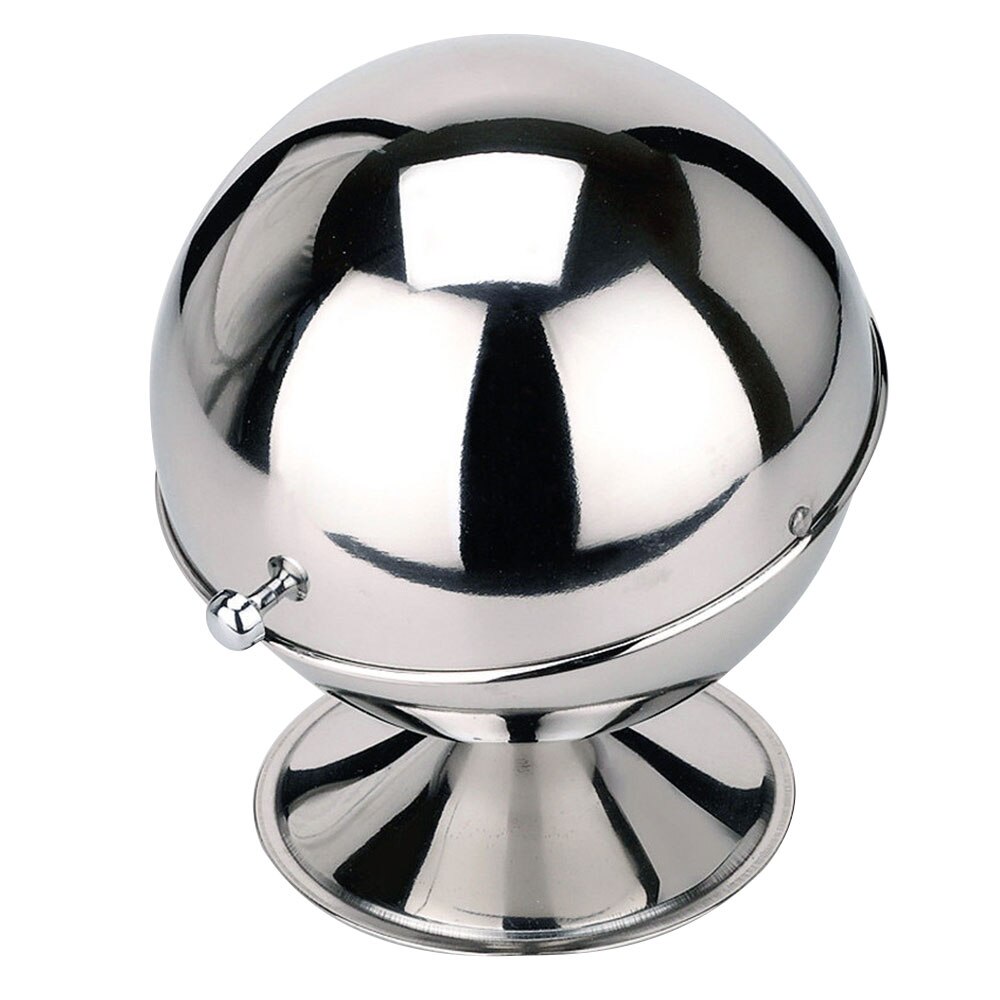 Edelstahl Sphärische Zucker Lagerung Krug kippen Gewürz Potcube Zucker Tasse Zucker Topf Heimat reversibel Lagerung Panzer Zucker Schüssel