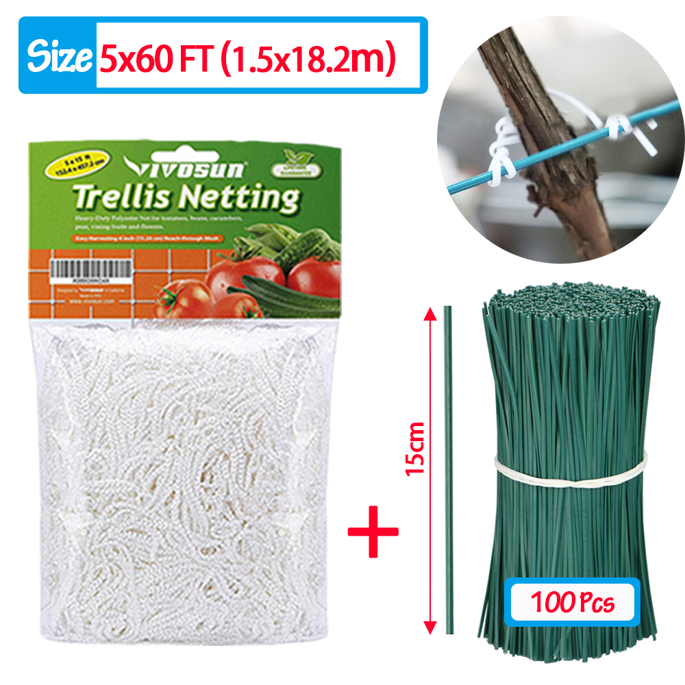Red de escalada para jardín, red de enrejado, soporte para plantas de alta resistencia para flores, vegetales, vid, huerto, herramientas de jardinería: Azul