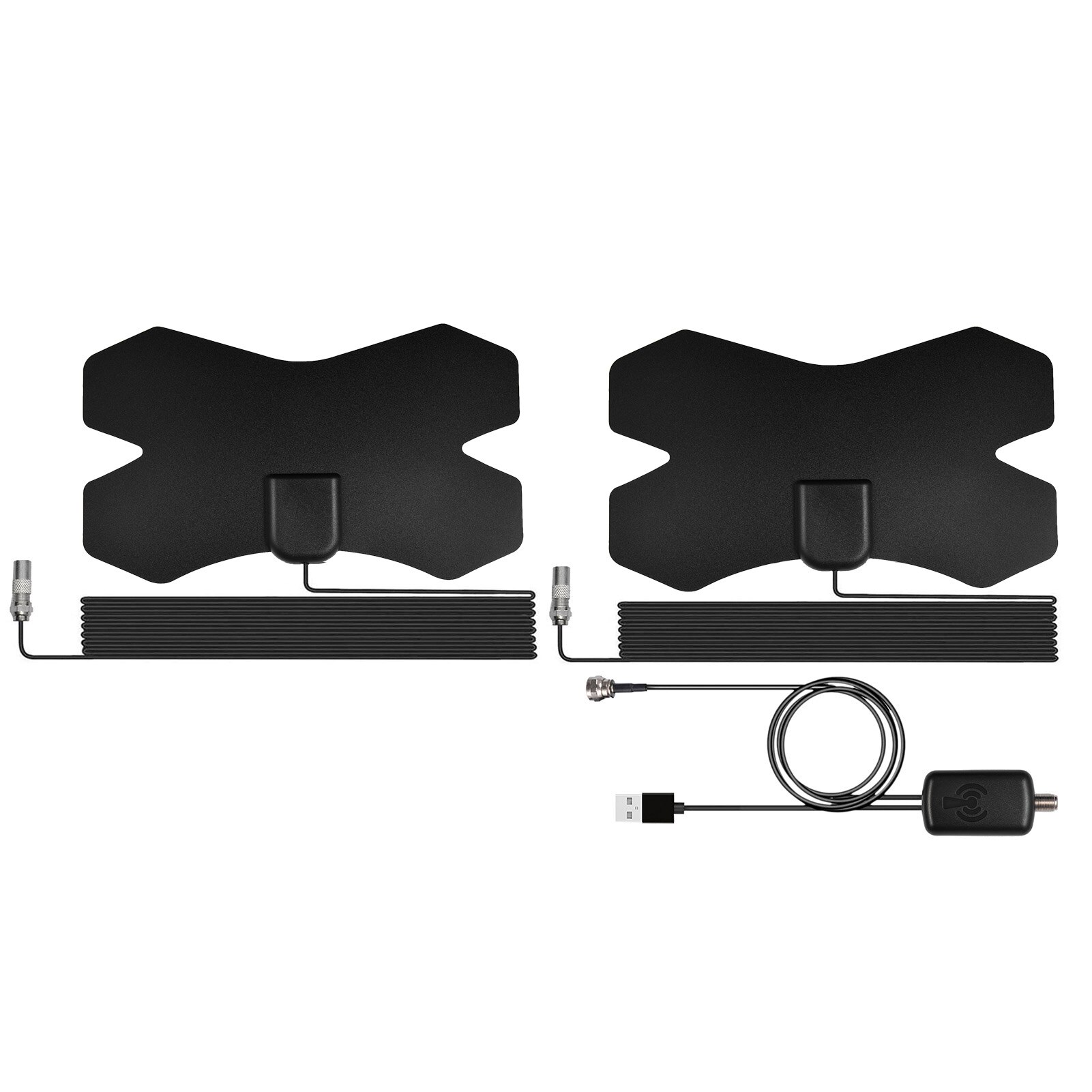 HDTV Antenna Amplified HD Digital 4K Full HD Channel Amplified HDTV Antenna Indoor Outdoor 2000 Miles Range Signal Amplification