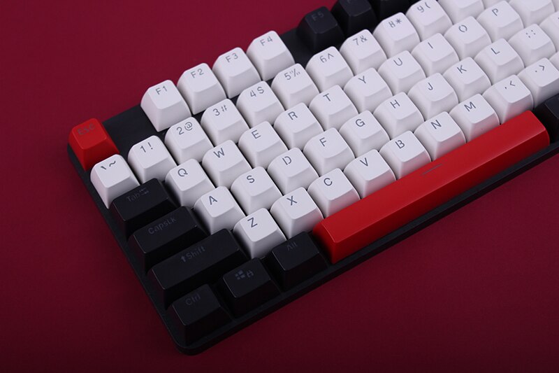 104 Key SA keycap Height Profile PBT Profile CARBON ZEALER Keycaps Backlit For Cherry mx Switch Mechanical Keyboard Cross Shaft: CARBON