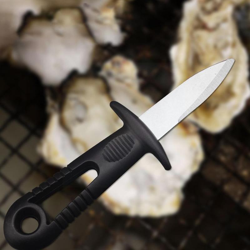Steel Oyster Knife Seafood Knife For Seafood Shell Opening Knives Open Oyster Tools Kitchen Seafood Tool X0K1