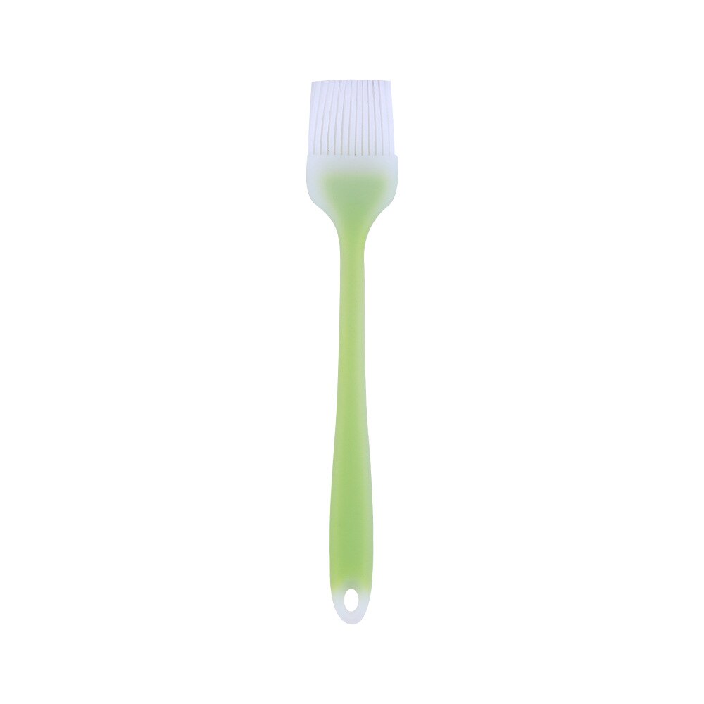 Baking Tools 21cm Translucent Small Silicone BBQ Brush you sao DIY Cake Tools Silicone Brush: green