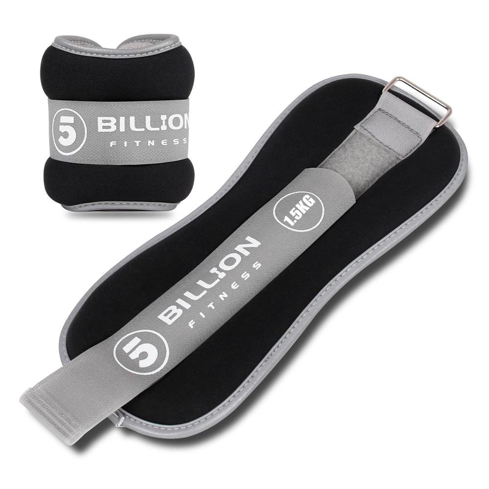 5BILLION Wrist Hand Arm Leg Ankle Weights with Reflective logo for Men Women Fitness Exercise Physical Therapy Walking