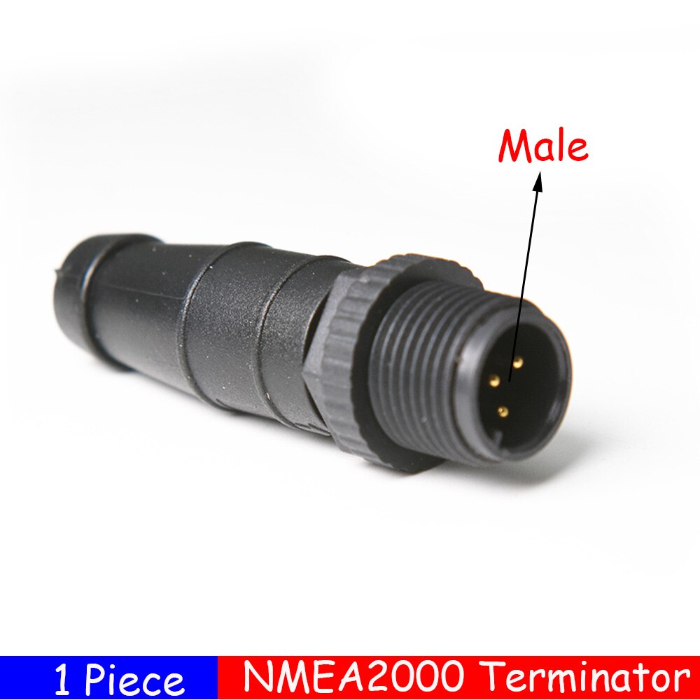 CX5105 NMEA 2000 Terminator Male And Female #010-11081-00 NMEA2000 Resistance Terminating Resistor Converter Terminator: 1pcs male Terminator