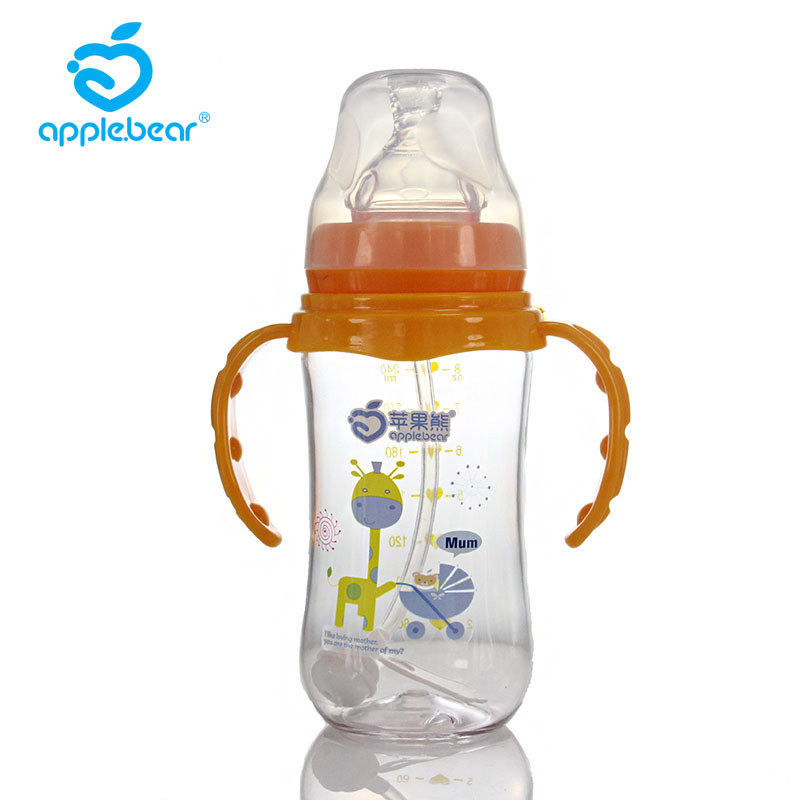 240ml babyflessen tritan melkflessen pasgeboren waterflessen training met anti-winderigheidsbeker