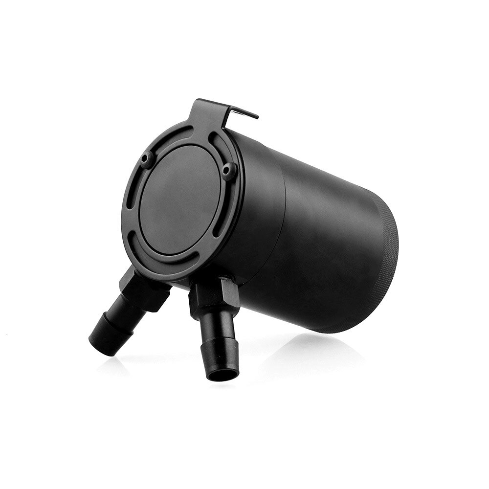 La captura de aceite puede tanque para coche 2 / 3 Puerto extraíble con válvula de combustible separador de aceite de aire de desconcertado de aluminio transpirable hervidor de agua