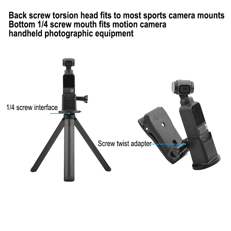 Adaptador de Base soporte de montaje de expansión portátil para DJI OSMO Pocket Gimbal Camera JR ofertas