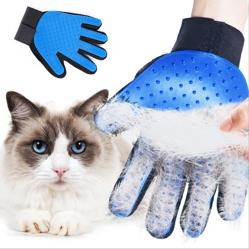 Nicrew Haustier Handschuh Für Katzen Hunde Haar Pinsel Handschuh Für Haustier Ebene Finger Reinigung Pflege Versorgung Haar Handschuhe Kamm Schlecht pinsel
