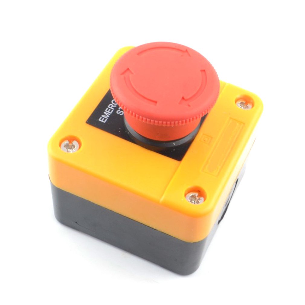 Pit elevator emergency stop switch stop ST0P stop switch button box normally open and normally closed NO+NC