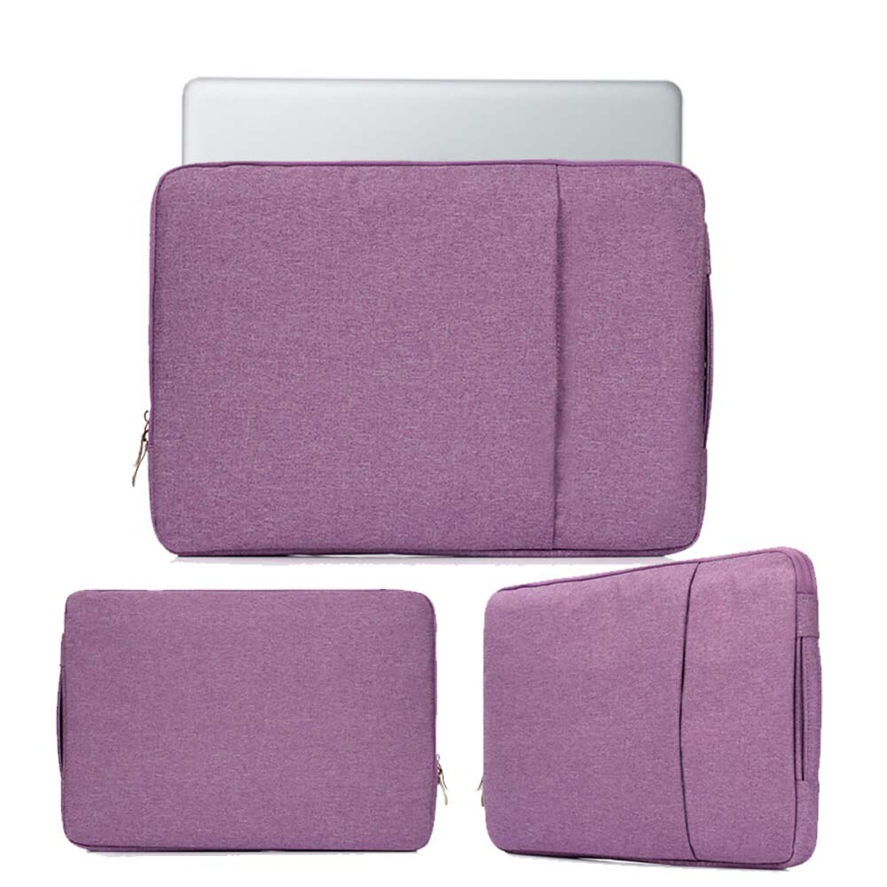 Waterproof Zipper Laptop Bag for Apple Macbook Air 11&quot;/Macbook 12&quot;/Air 13&quot;/Pro 13&quot;/Pro 15&quot;/White 13&quot;/Pro 16 Inch Laptop Handbag: purple / Old macbook white 13